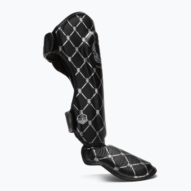 Blauzdų ir pėdų apsaugos Top King Chain black/silver 2