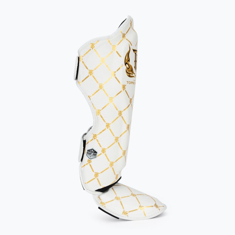 Blauzdų ir pėdų apsaugos Top King Chain white/gold 2