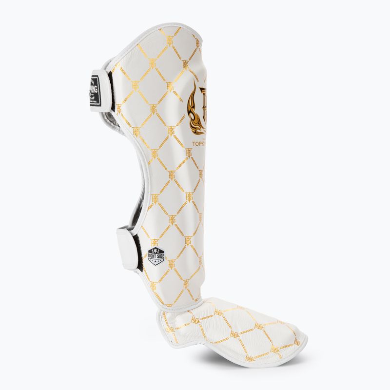 Blauzdų ir pėdų apsaugos Top King Chain white/gold 2