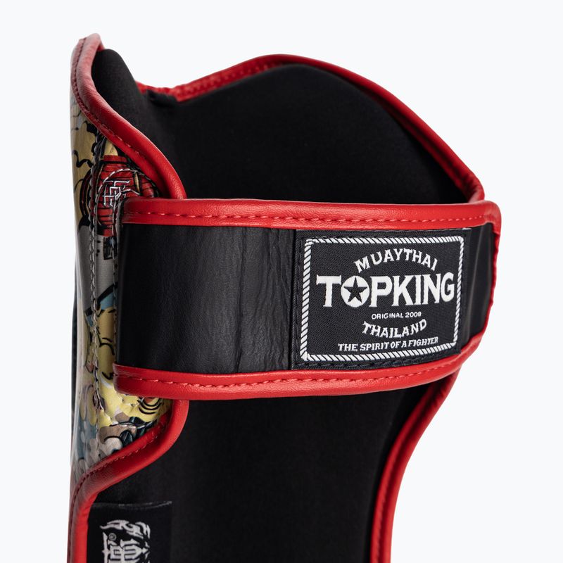 Blauzdų ir pėdų apsaugos Top King Culture Semi Leather black TKSGCT-CN 7