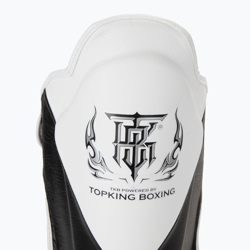 Blauzdų ir pėdų apsaugos Top King Shin Guards Blend black/white 5