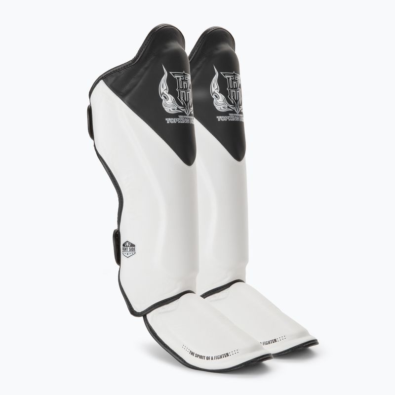 Blauzdų ir pėdų apsaugos Top King Shin Guards Blend white/black