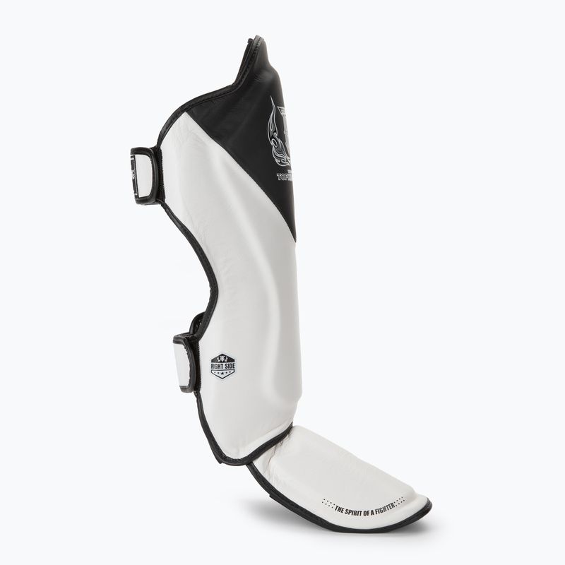 Blauzdų ir pėdų apsaugos Top King Shin Guards Blend white/black 2