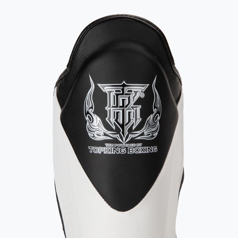 Blauzdų ir pėdų apsaugos Top King Shin Guards Blend white/black 5