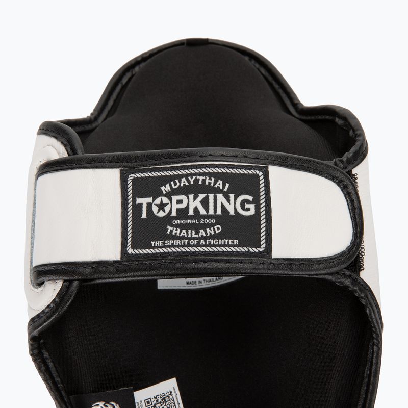 Blauzdų ir pėdų apsaugos Top King Shin Guards Blend white/black 6
