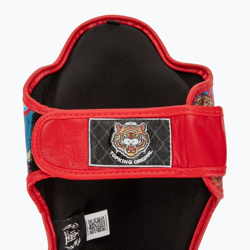Blauzdų ir pėdų apsaugos Top King Wild Tiger King red 6