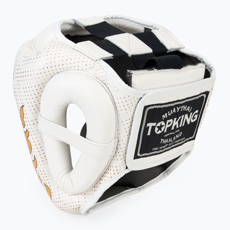 Bokso šalmas Top King Kanok white 3