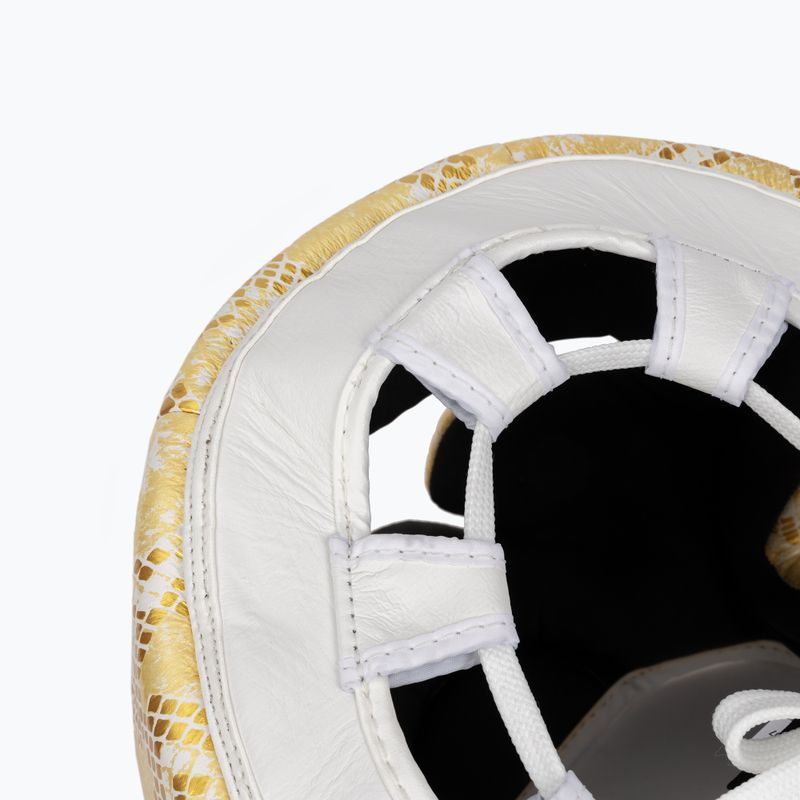 Bokso šalmas Top King Super Star white/gold 6