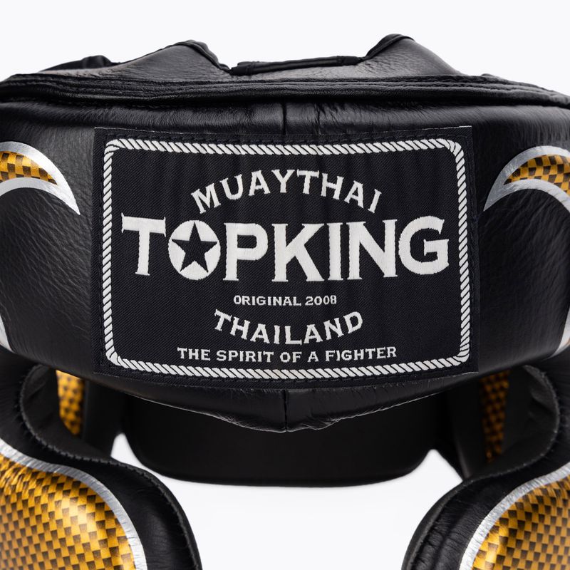 Bokso šalmas Top King Empower black/gold 4
