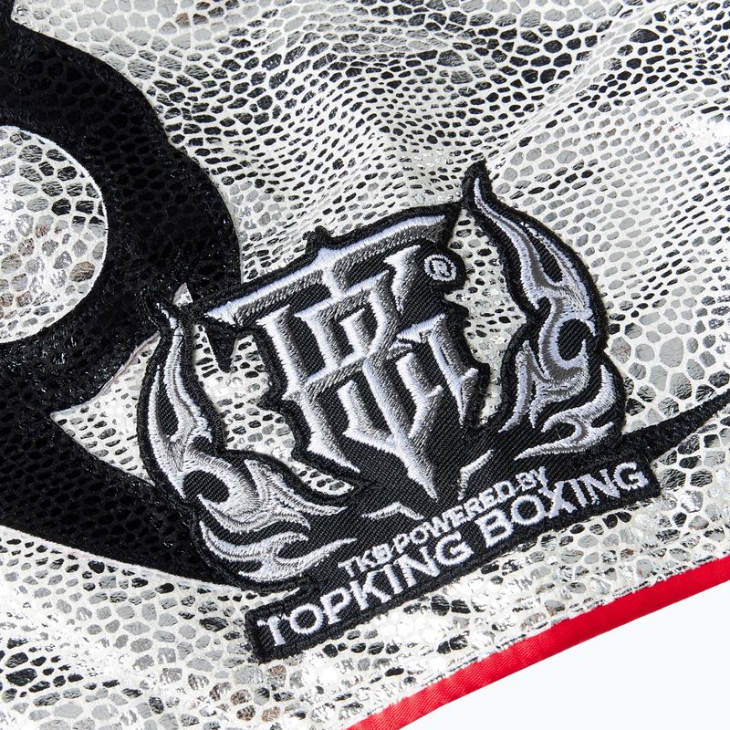 Treniruočių šortai Top King Kickboxing black/white 3