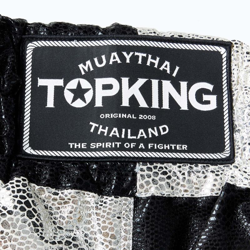 Treniruočių šortai Top King Kickboxing black/white 4