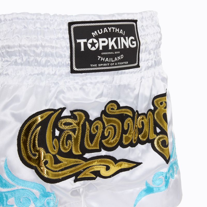 Treniruočių šortai Top King Kickboxing white 3