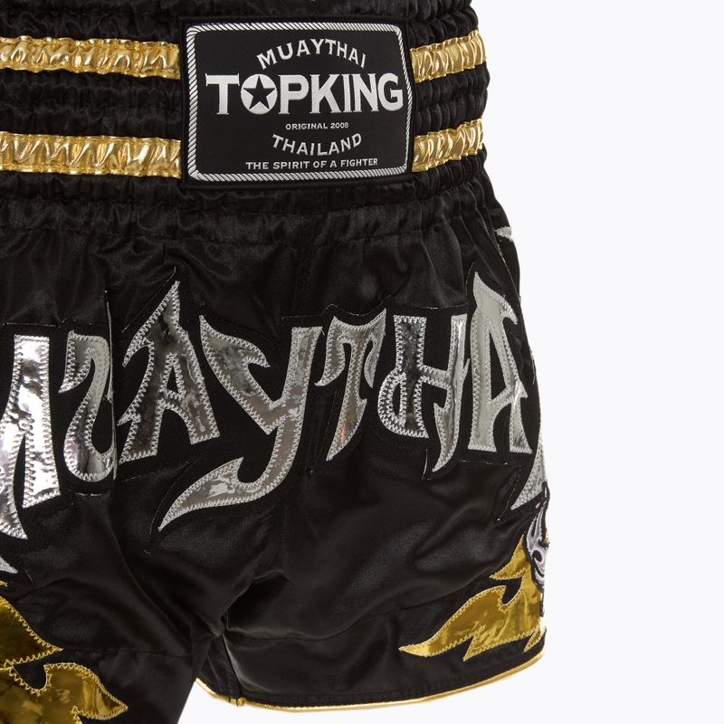 Treniruočių šortai Top King Kickboxing 070 black/ gold 3