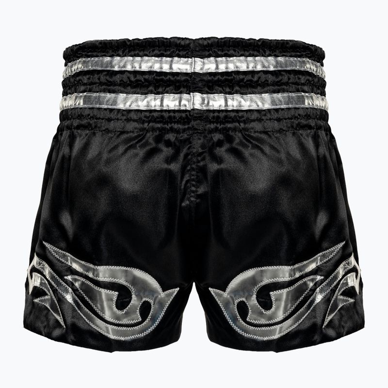 Žygio šortai Top King Kickboxing black/silver 2