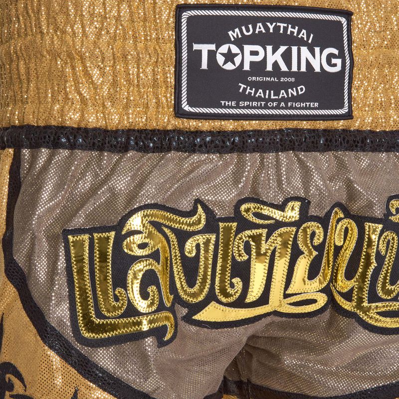 Treniruočių šortai Top King Kickboxing yellow 3