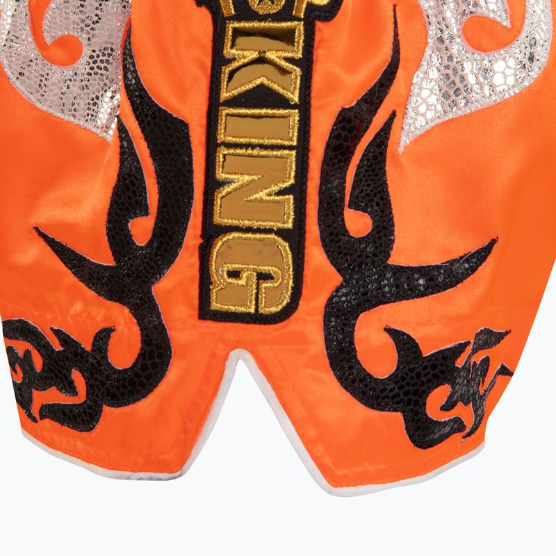 Treniruočių šortai Top King Thai Boxing orange/black 3