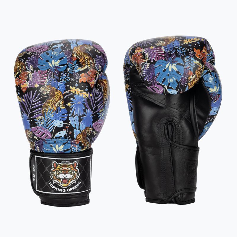 Bokso pirštinės Top King Boxing Wild Tiger black