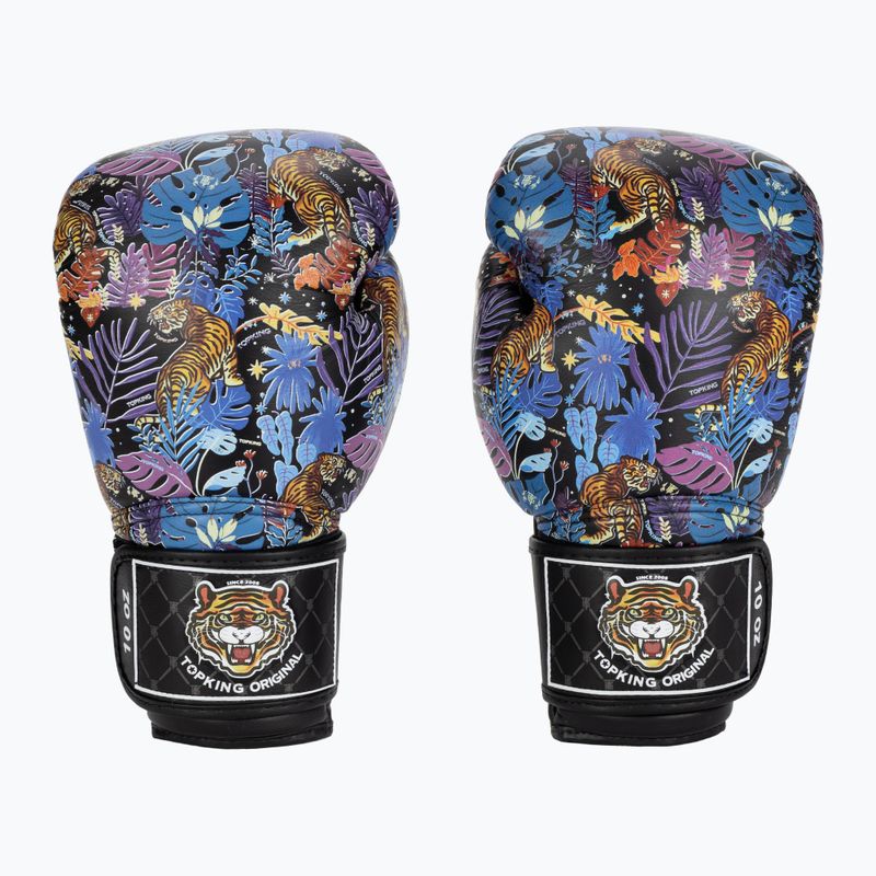 Bokso pirštinės Top King Boxing Wild Tiger black
