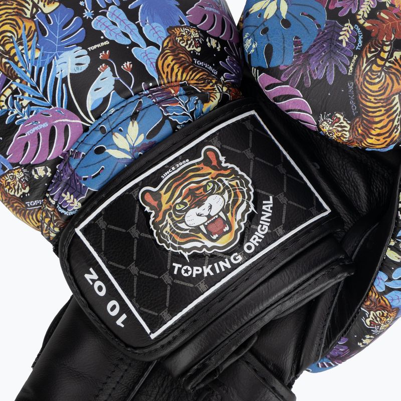 Bokso pirštinės Top King Boxing Wild Tiger black 4