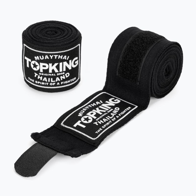 Bokso tvarsčiai Top King 400 cm black