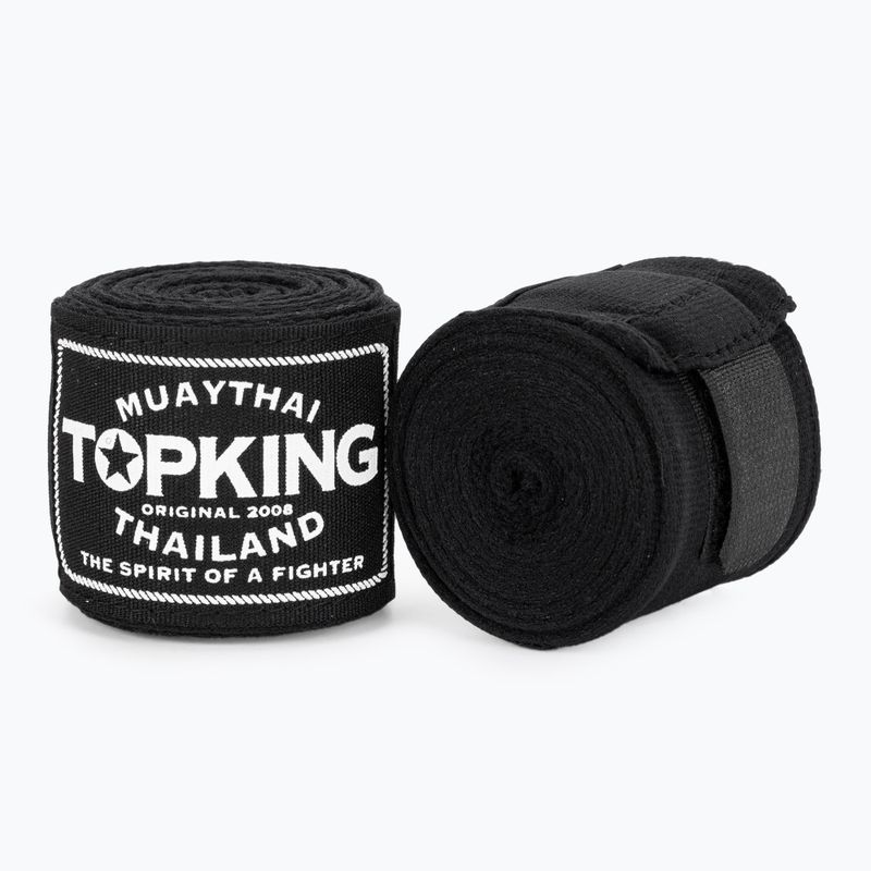Bokso tvarsčiai Top King 400 cm black 2
