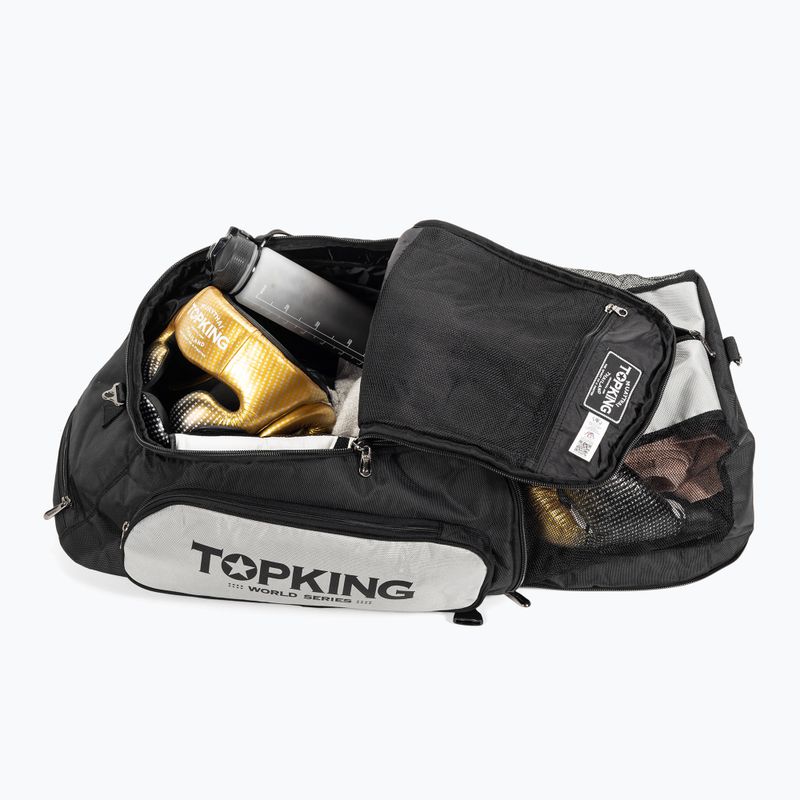 Treniruočių kuprinė Top King Gym black/grey 7