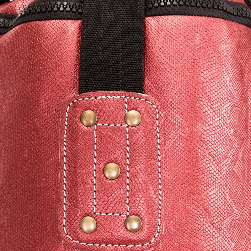 Fairtex 6FT Muaythai Banana Bag Python Print kolekcijos bokso maišas - raudonos spalvos 4