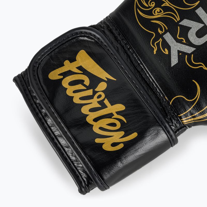 Bokso pirštinės Fairtex Glory Kickboxing Competition Training Boxing black/gold 6