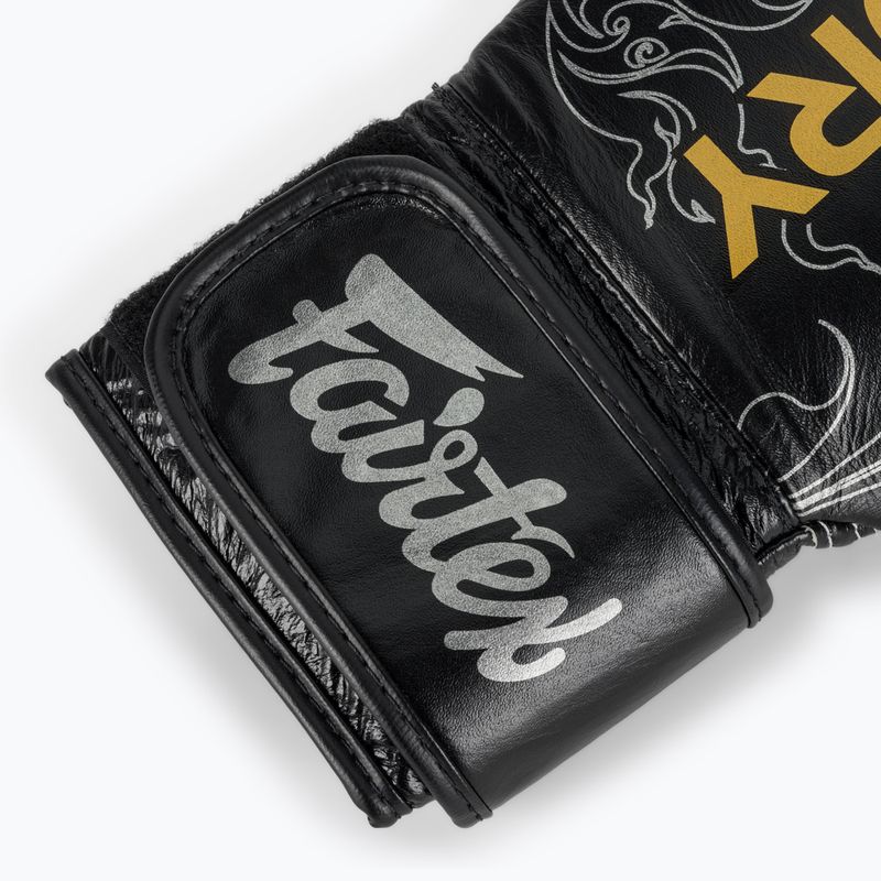 Bokso pirštinės Fairtex Glory Kickboxing Competition Training Boxing black/silver 6
