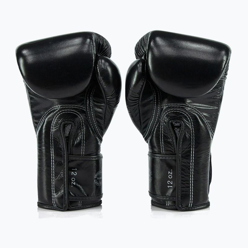 Bokso pirštinės Fairtex Glory Kickboxing Competition Training Boxing black/silver 3