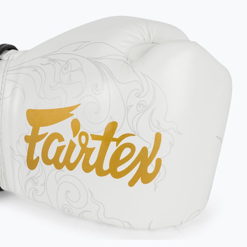 Bokso pirštinės Fairtex Glory Kickboxing Competition Training Boxing white 5