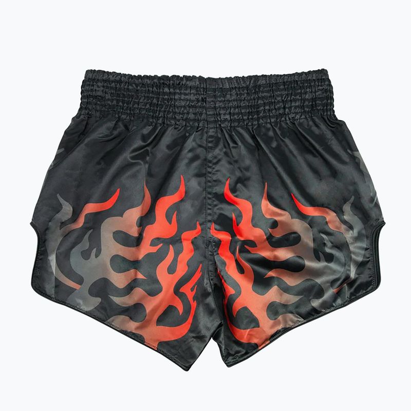 Fairtex Muay Thai treniruočių šortai BS1921 "Volcano", juodi