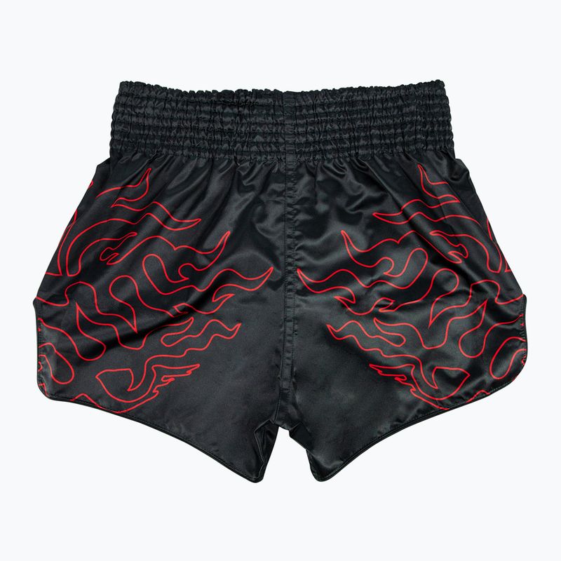 "Fairtex" Muay Thai treniruočių šortai BS1921 "Volcano", juodi 2