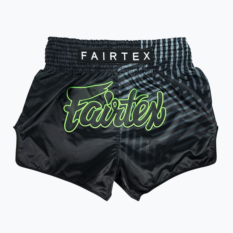 "Fairtex" Muay Thai treniruočių šortai BS1924 "Racer", juodi