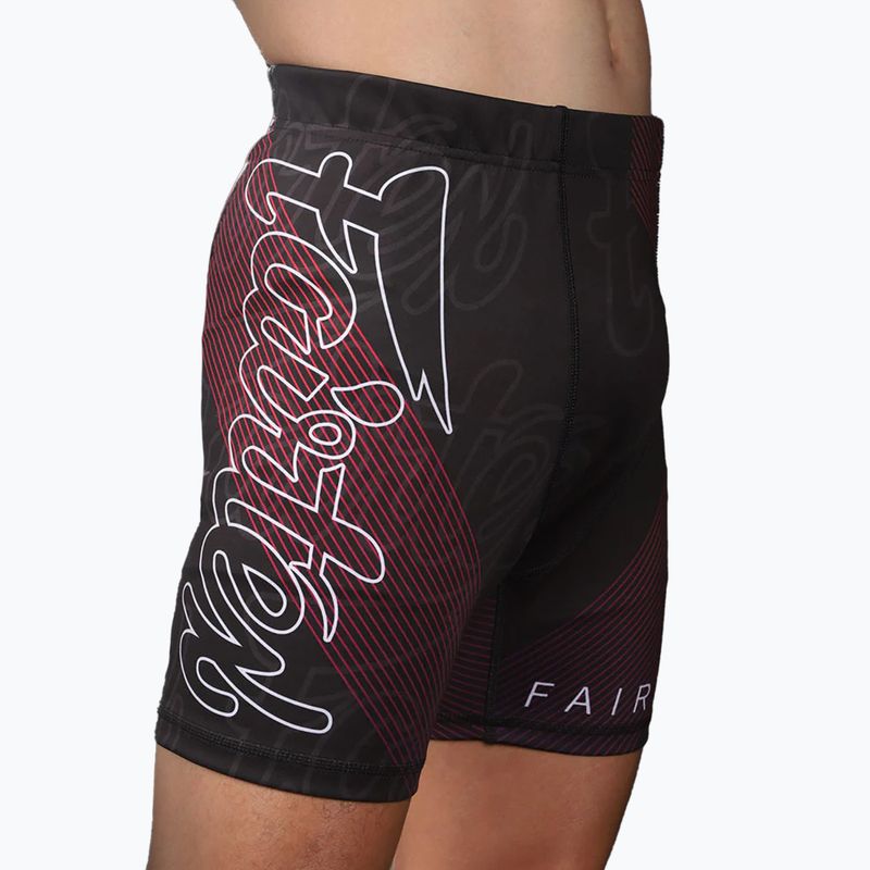"Fairtex Vale Tudo CP8" juodos/violetinės spalvos treniruočių šortai