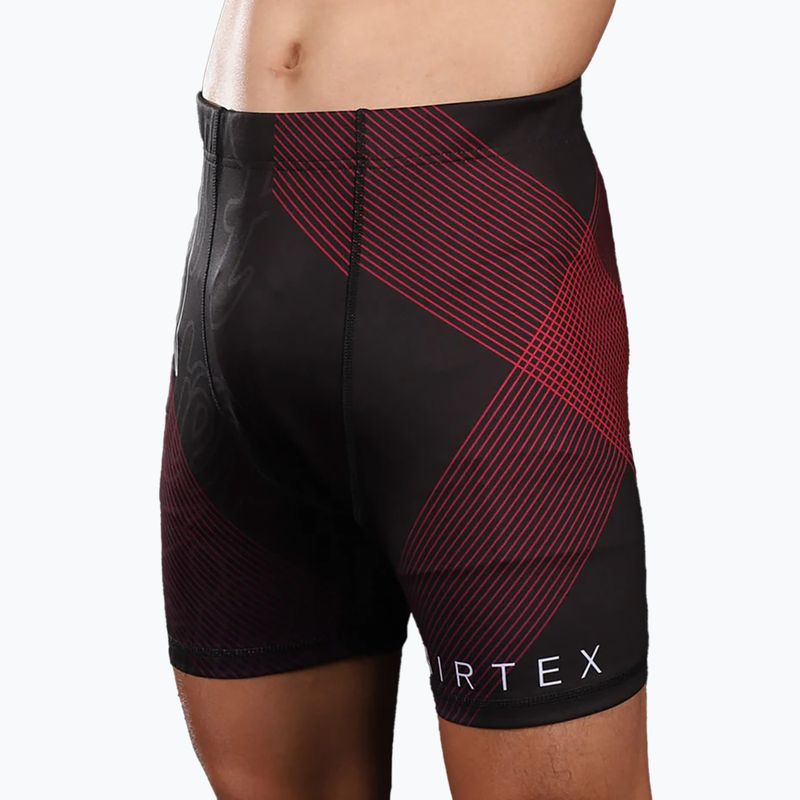 "Fairtex Vale Tudo CP8" juodos/violetinės spalvos treniruočių šortai 2