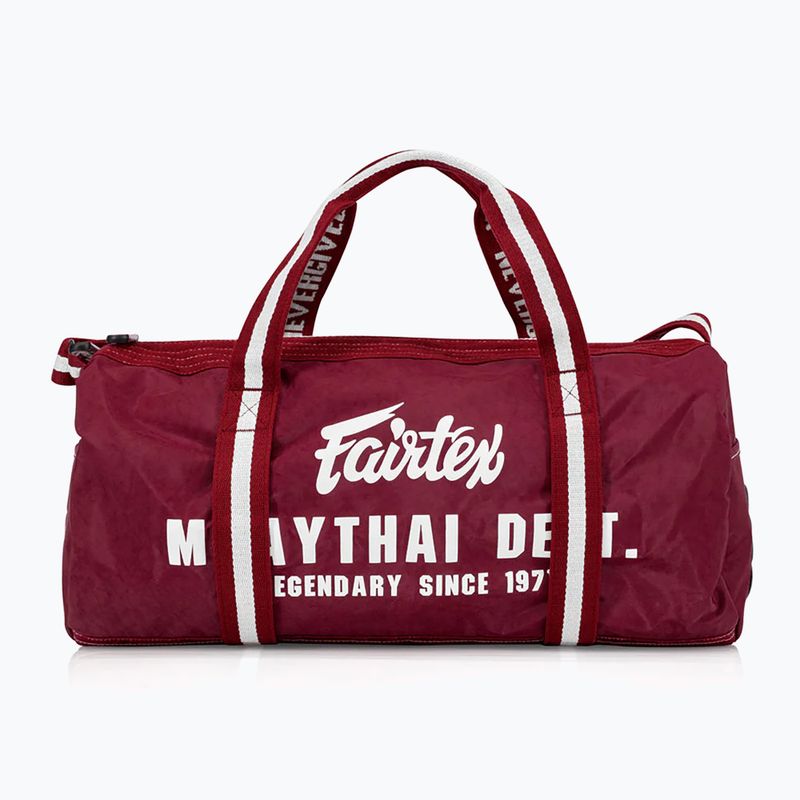 "Fairtex Barrel" treniruočių krepšys bordo spalvos