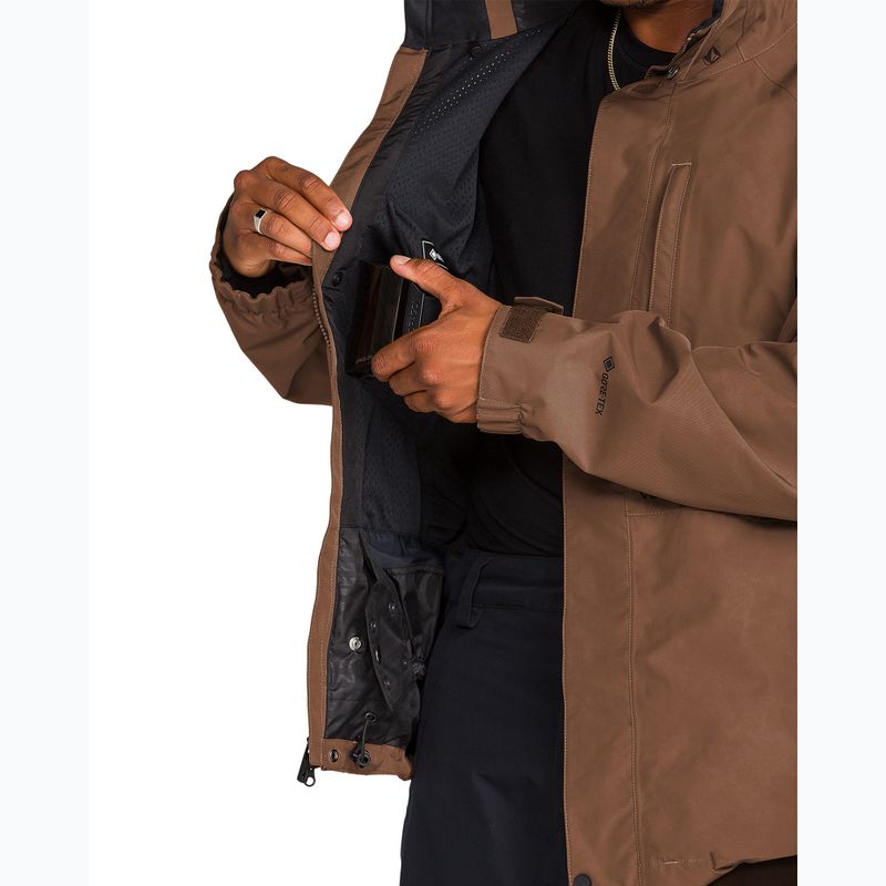 Vyriška sniego lenta striukė Volcom Dua Insulated Gore-Tex Jacket desert taupe 7