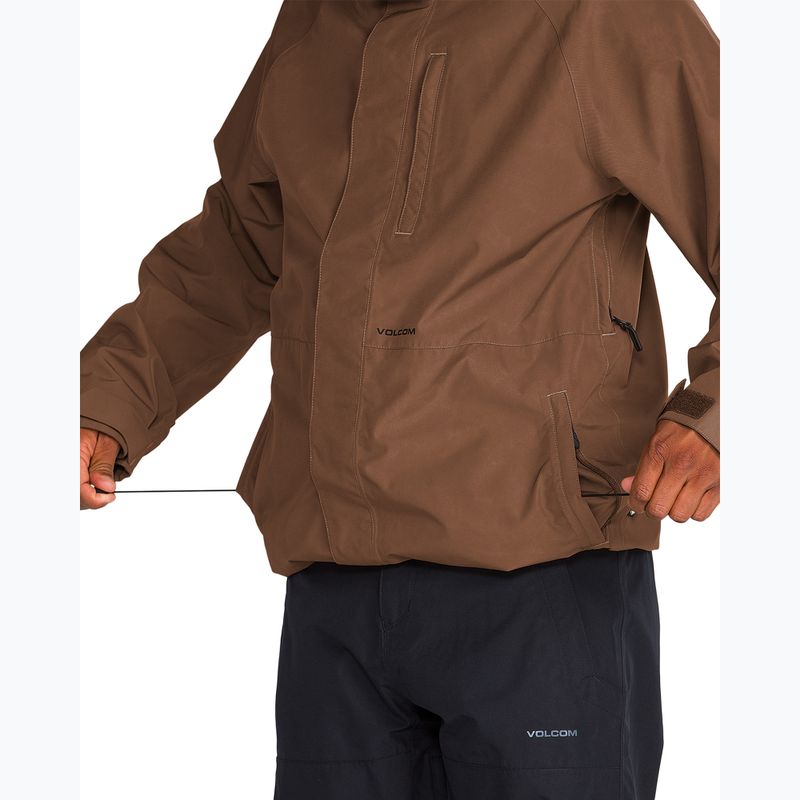 Vyriška sniego lenta striukė Volcom Dua Insulated Gore-Tex Jacket desert taupe 8