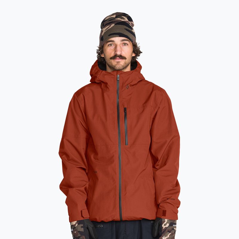 Vyriška sniego lenta striukė Volcom L Gore-Tex Jacket burnt orange