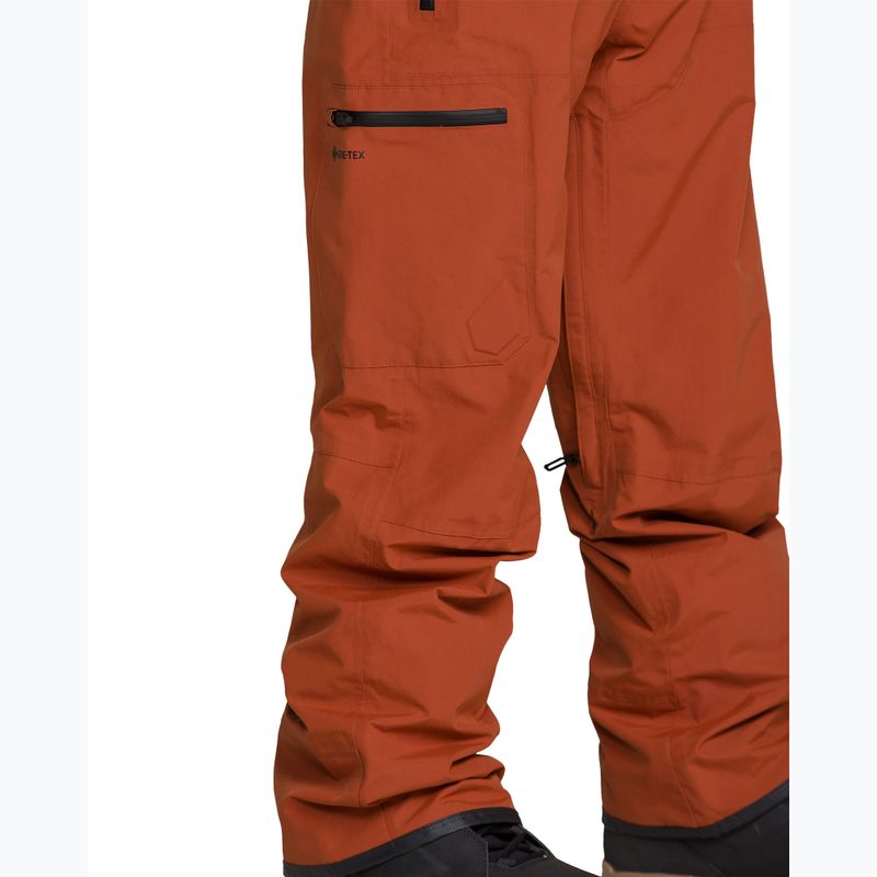 Vyrų snieglenčių kelnės Volcom L Gore-Tex Pant Burnt Orange 7