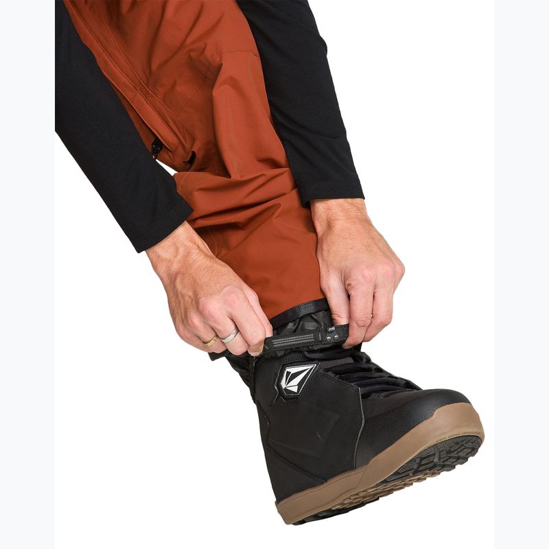 Vyrų snieglenčių kelnės Volcom L Gore-Tex Pant Burnt Orange 9