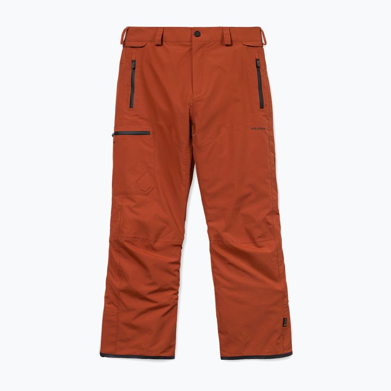 Vyrų snieglenčių kelnės Volcom L Gore-Tex Pant Burnt Orange 10