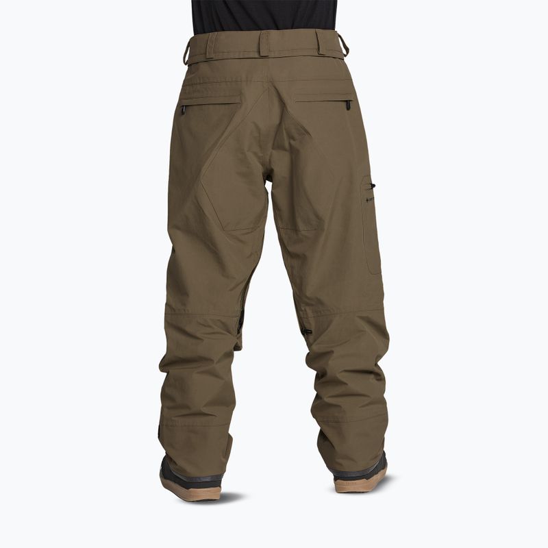 Vyrų snieglenčių kelnės Volcom L Gore-Tex Pant Teak 4