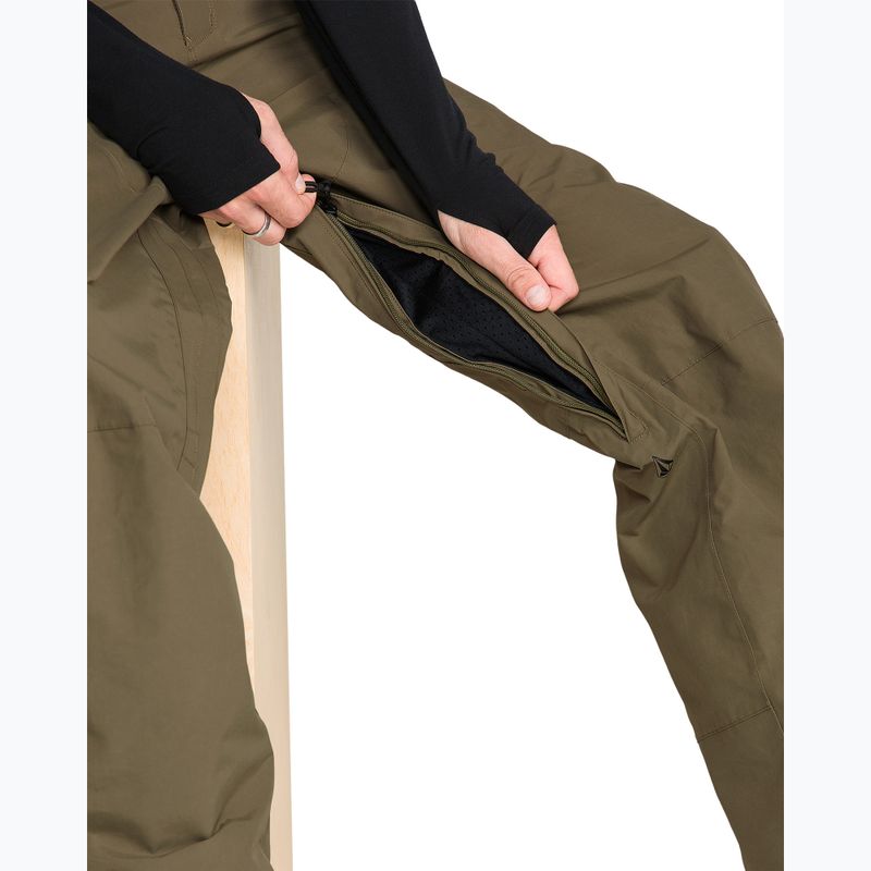 Vyrų snieglenčių kelnės Volcom L Gore-Tex Pant Teak 7