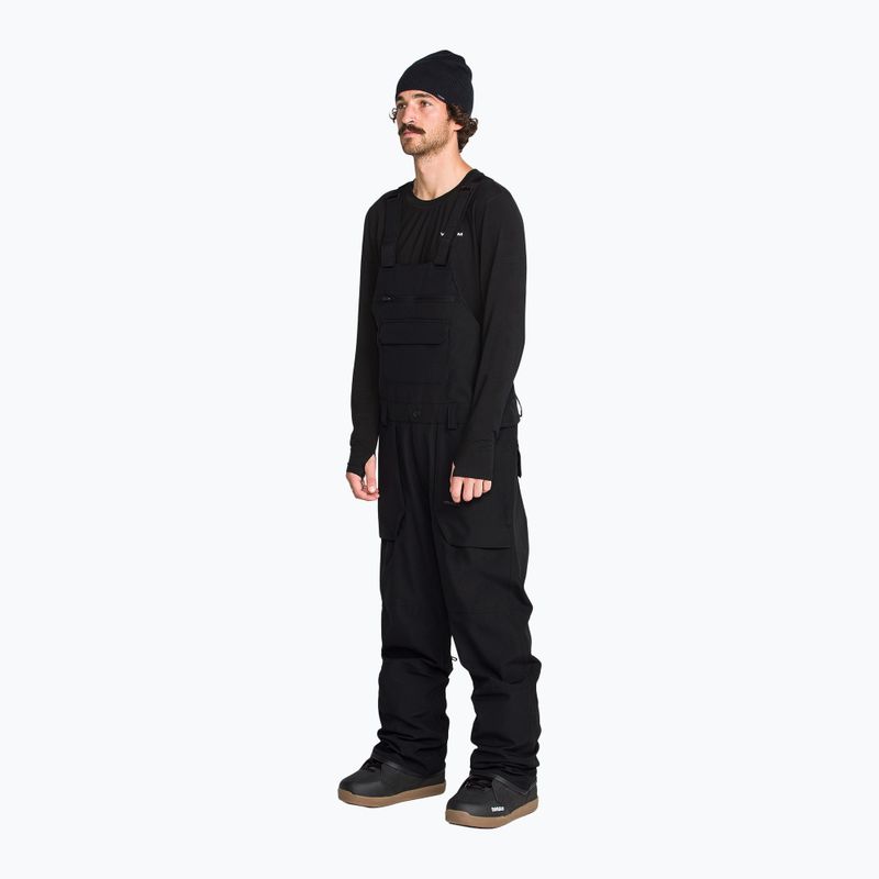 Vyrų snieglenčių kelnės Volcom Roan Bib Overall 2026 black