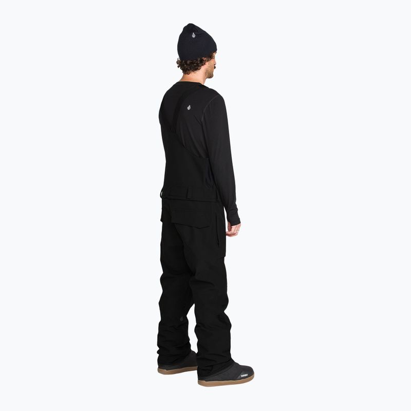 Vyrų snieglenčių kelnės Volcom Roan Bib Overall 2026 black 3