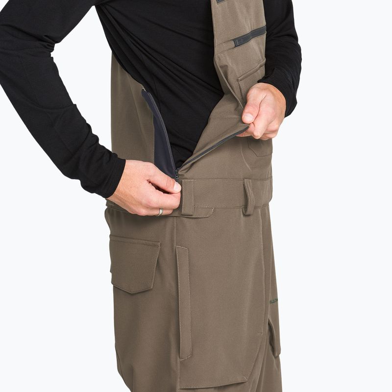 Vyrų snieglenčių kelnės Volcom Roan Bib Overall teak 6