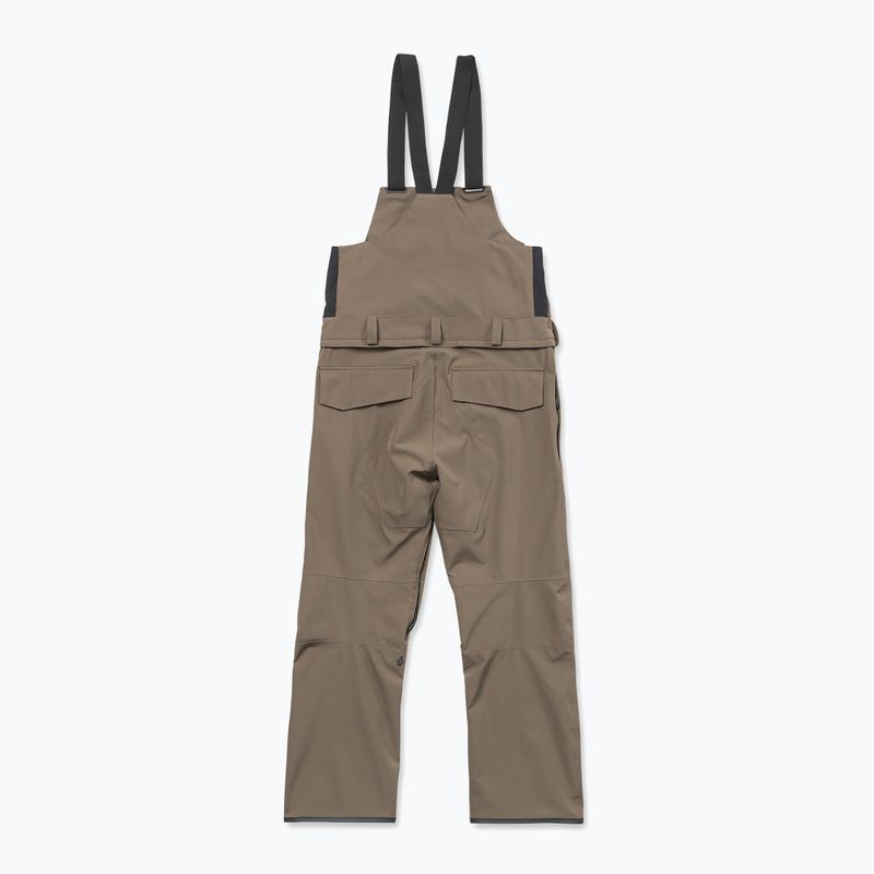 Vyrų snieglenčių kelnės Volcom Roan Bib Overall teak 10