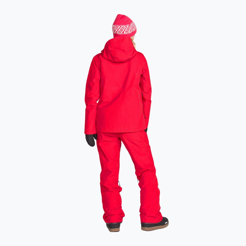 Moteriškos snieglenčių kelnės Volcom Kanyon Insulated Gore Pant bright cherry 3